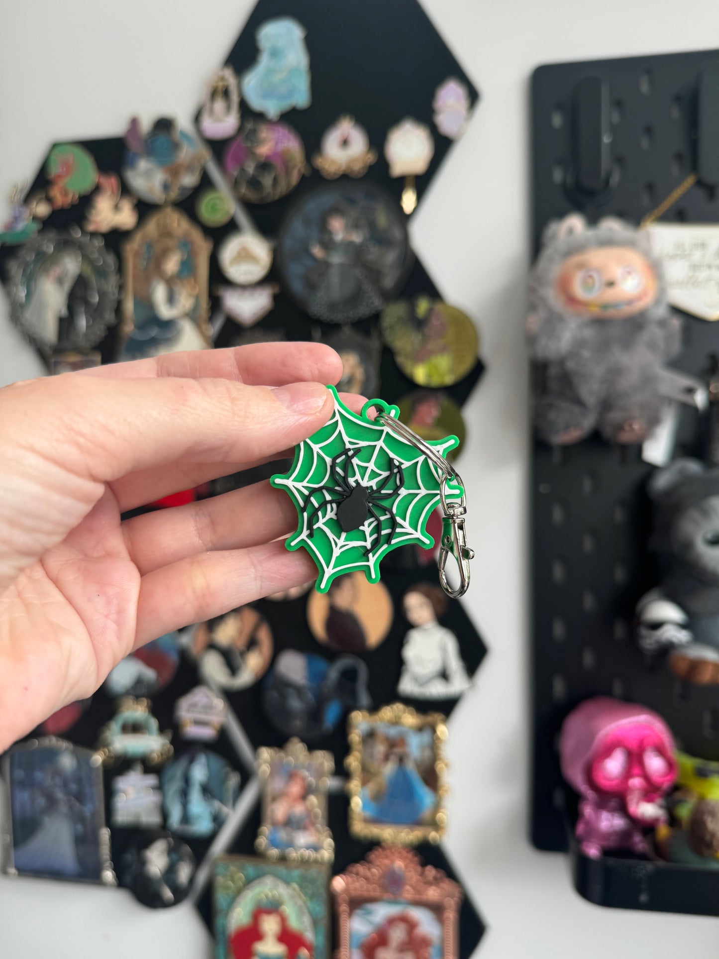 Green Spiderweb Can Opener