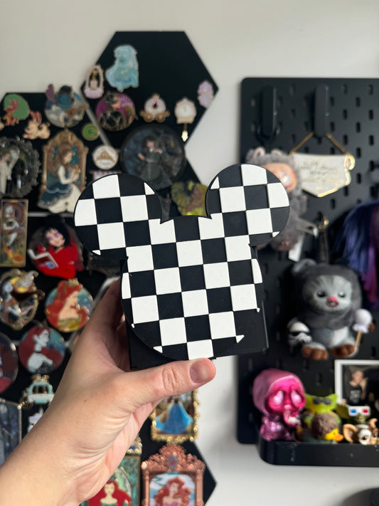 Checkerboard Mouse Pen Pot