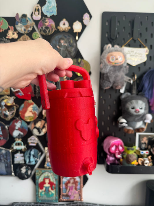 Glittery Red Mouse Can Cooler