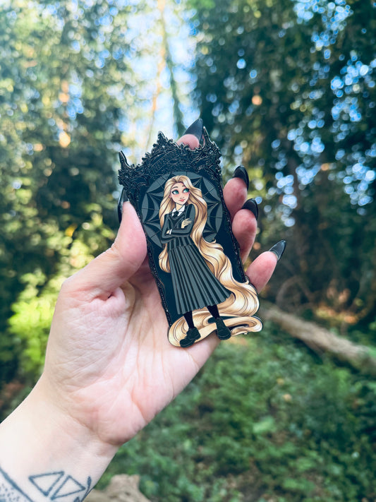 Long Hair Gothic Princess Pin