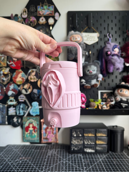 Pink Ghosty Can Cooler