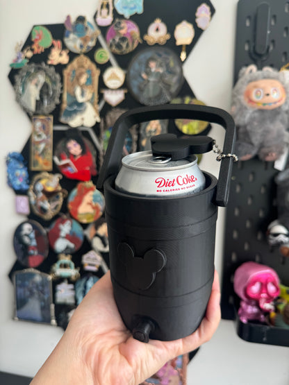 Mouse black Can Cooler