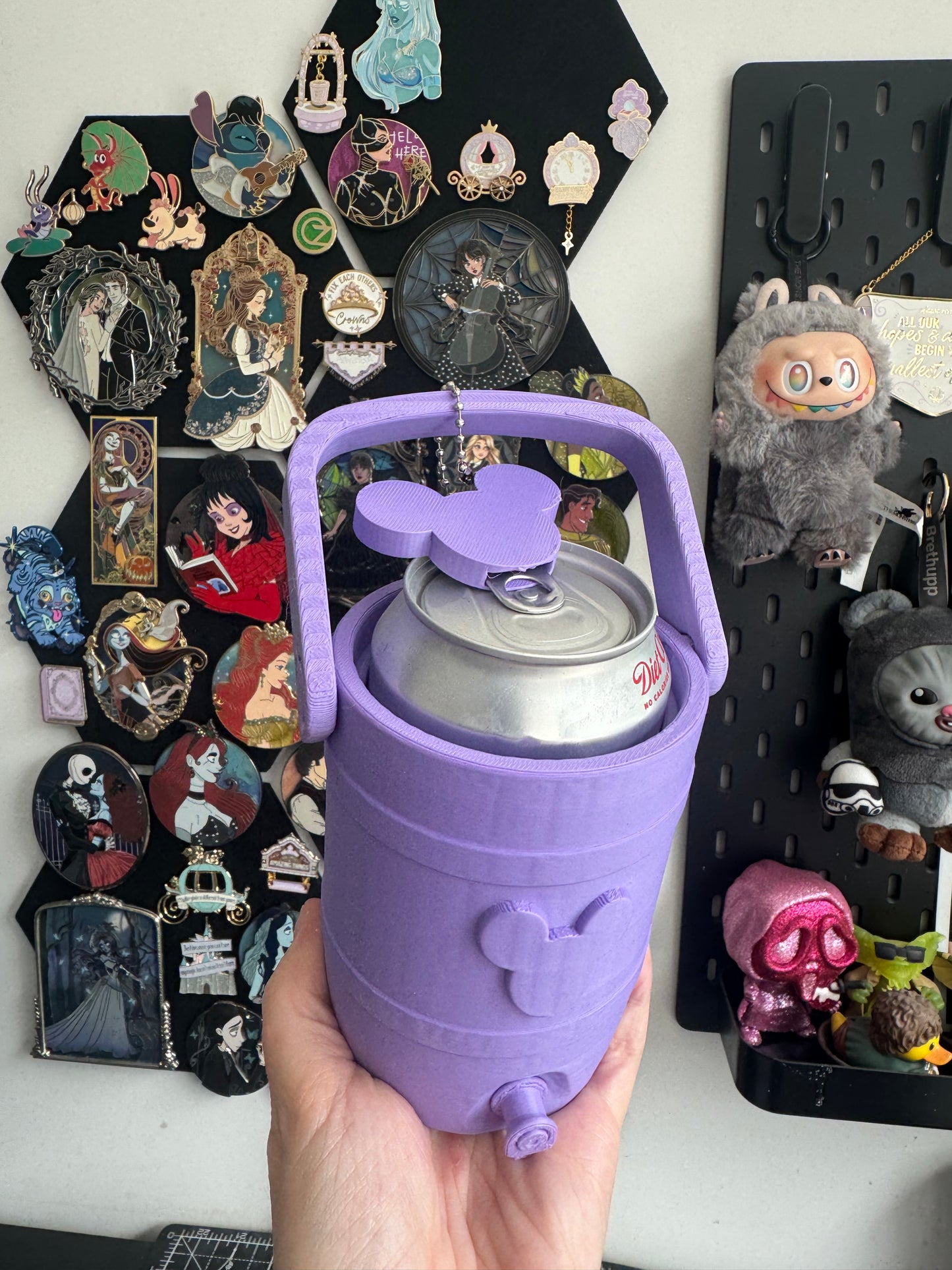 Purple Mouse Can Cooler