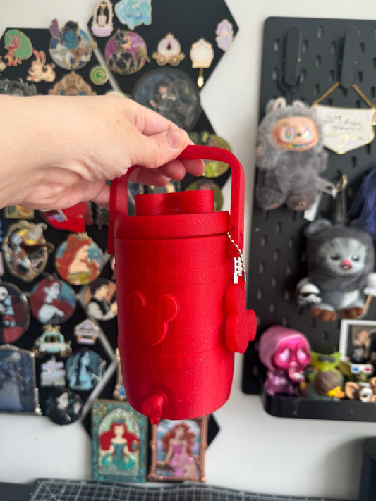 Glittery Red Mouse Can Cooler