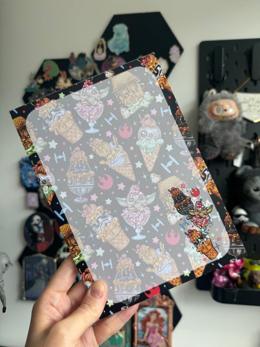 Galaxy Ice Creams Notepad