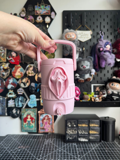 Pink Ghosty Can Cooler