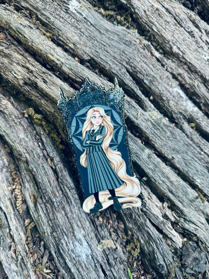 Long Hair Gothic Princess Pin
