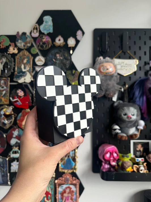 Checkerboard Mouse Pen Pot