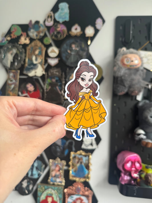 Beauty Doll Sticker