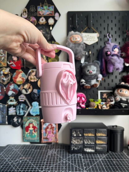 Pink Ghosty Can Cooler