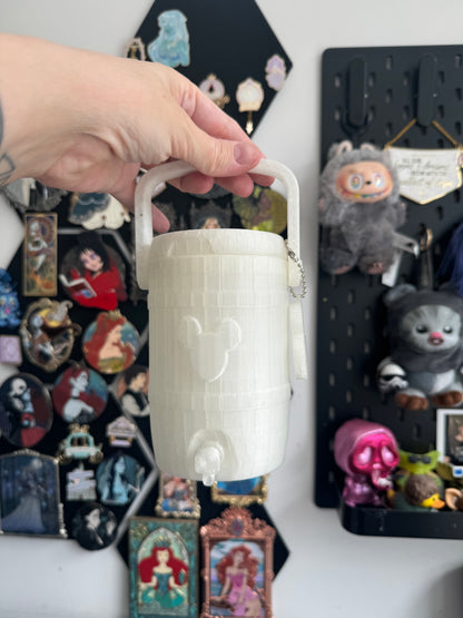 Glittery White Mouse Can Cooler