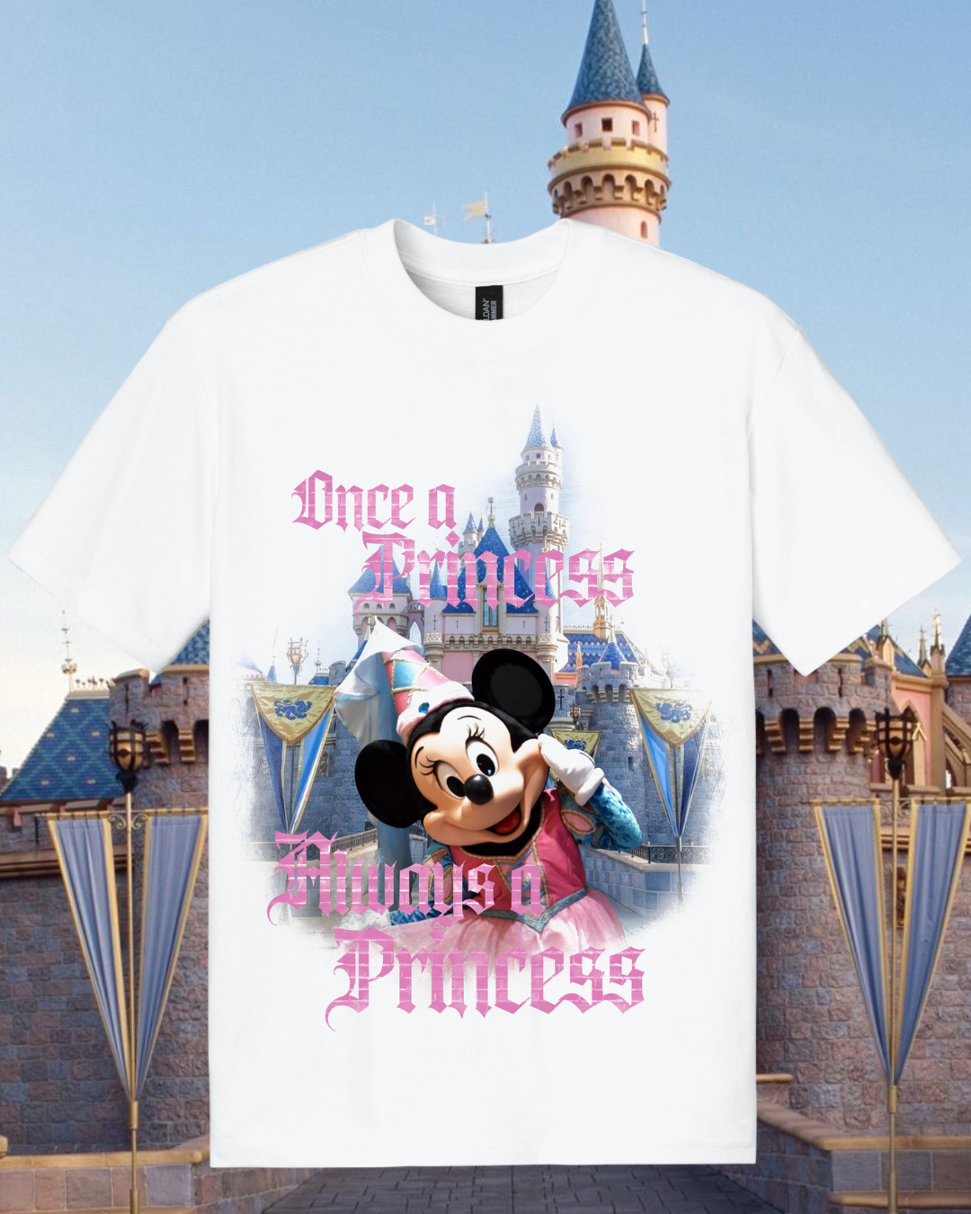 Princess Mouse With Slogan T Shirt