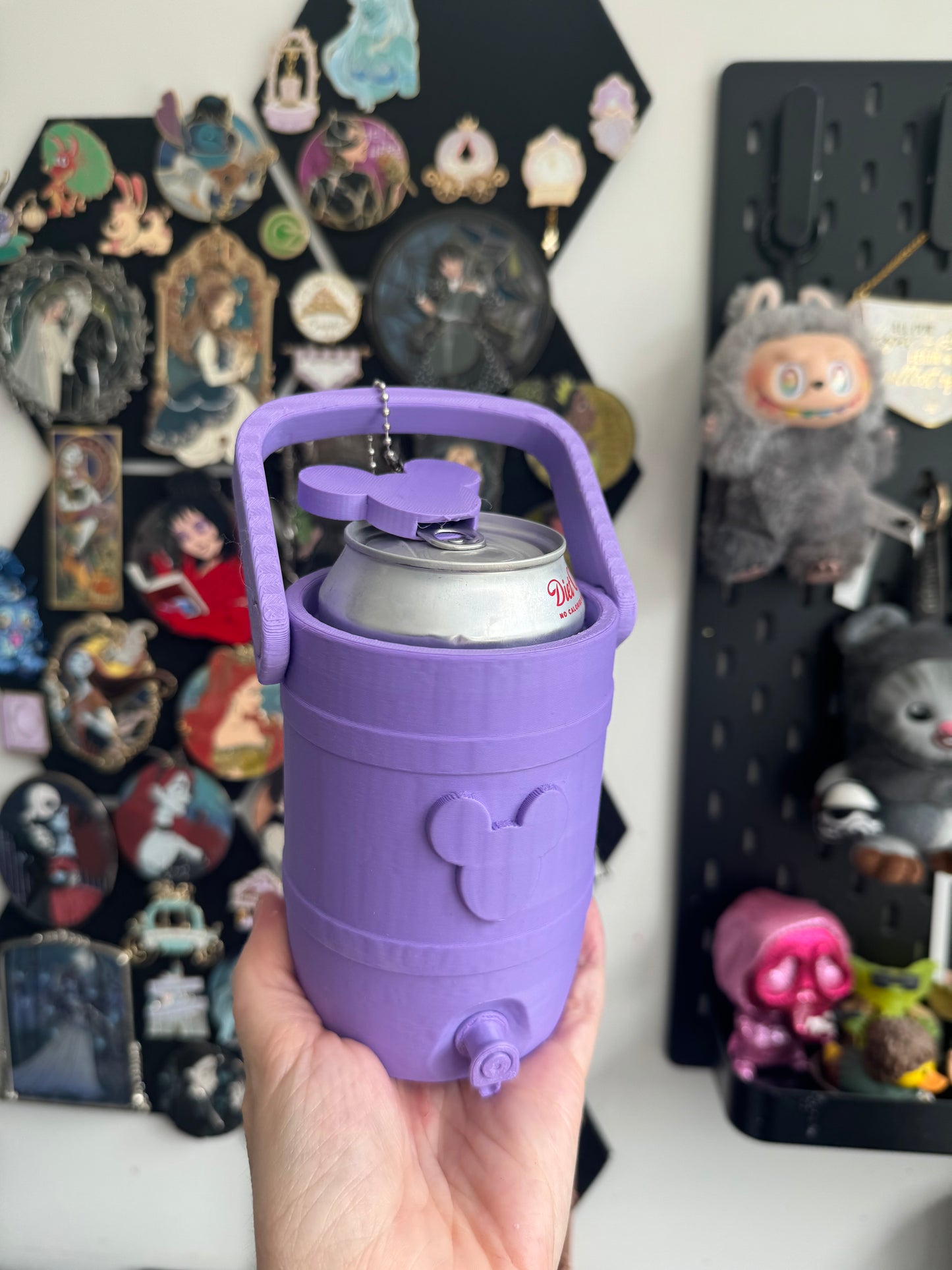 Purple Mouse Can Cooler