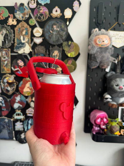 Glittery Red Mouse Can Cooler