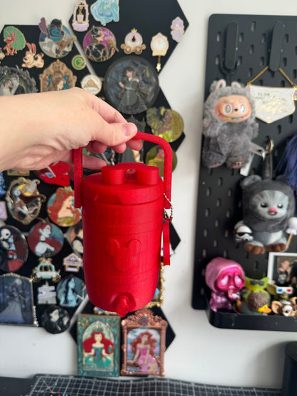 Glittery Red Mouse Can Cooler